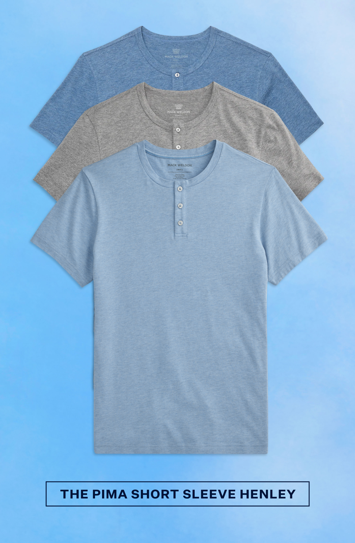 Pima Short Sleeve Henley