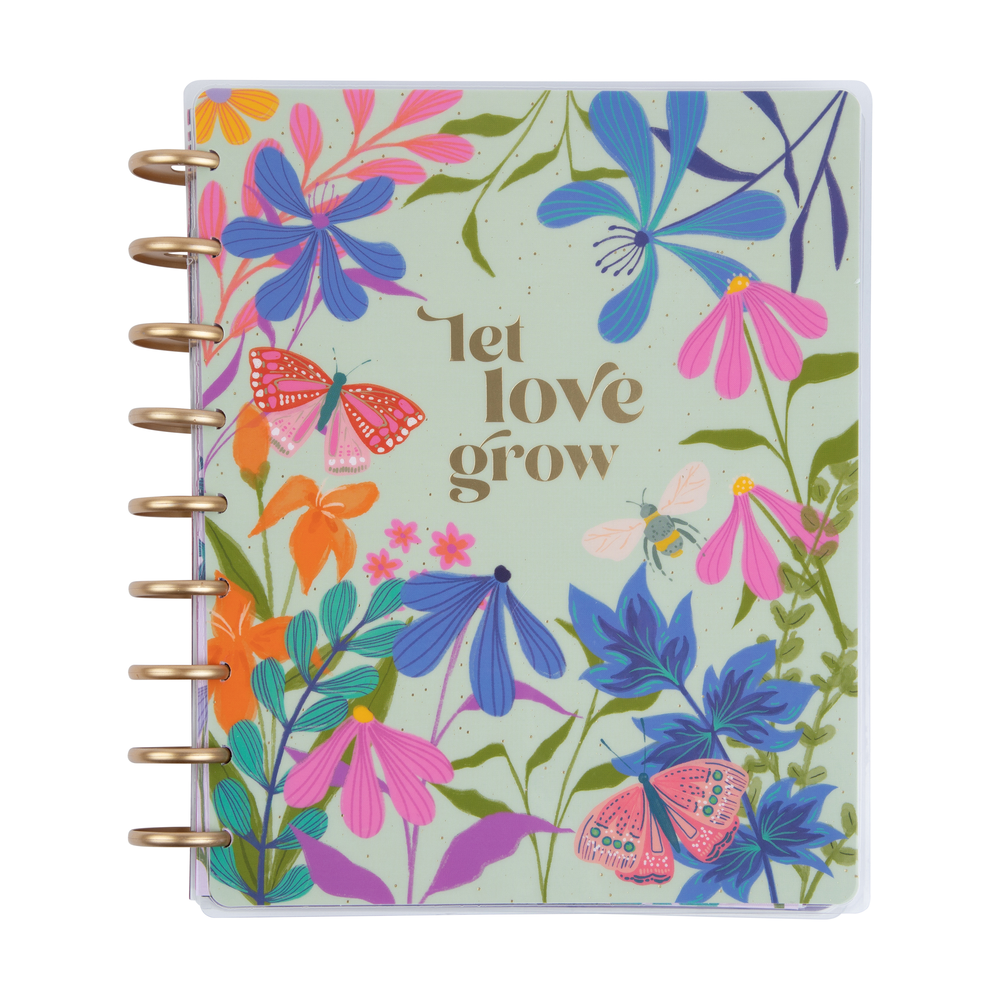 Image of 2024 Midnight Botanical Happy Planner - Classic Vertical Layout - 18 Months