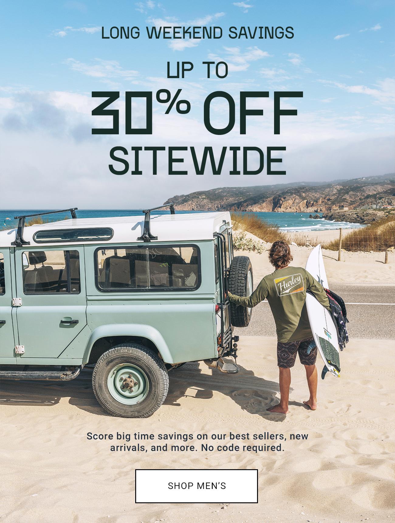 Long Weekend Savings Up To 30% Off Sitewide | Shop Men's