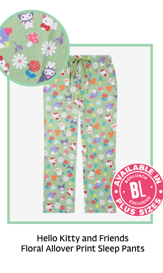 Hello Kitty and Friends Floral Allover Print Sleep Pants Also Available in Plus Sizes