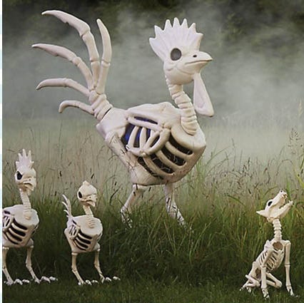 Tractor Supply Is Selling a 6-Foot Rooster Skeleton for Halloween