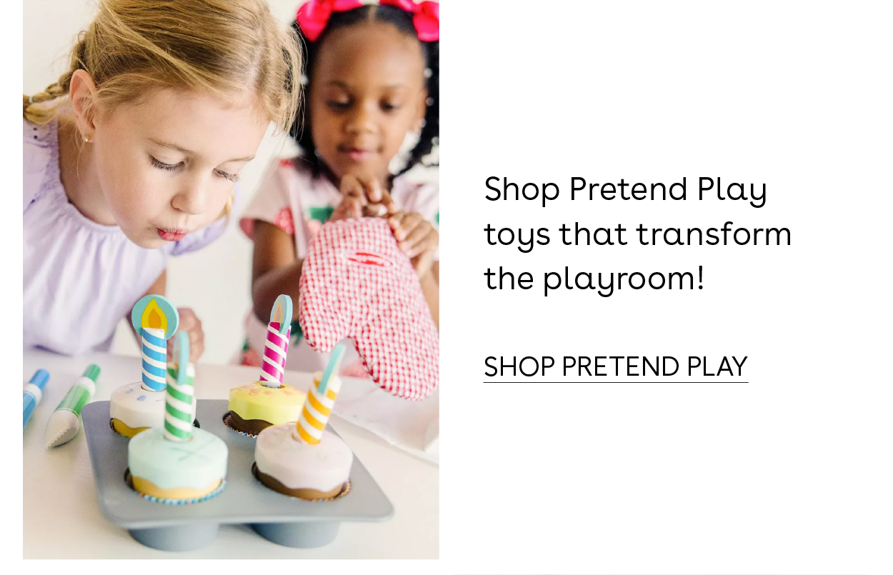 Shop Pretend Play toys that transform the playroom!