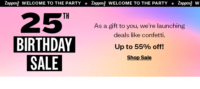 Shop Birthday Sale