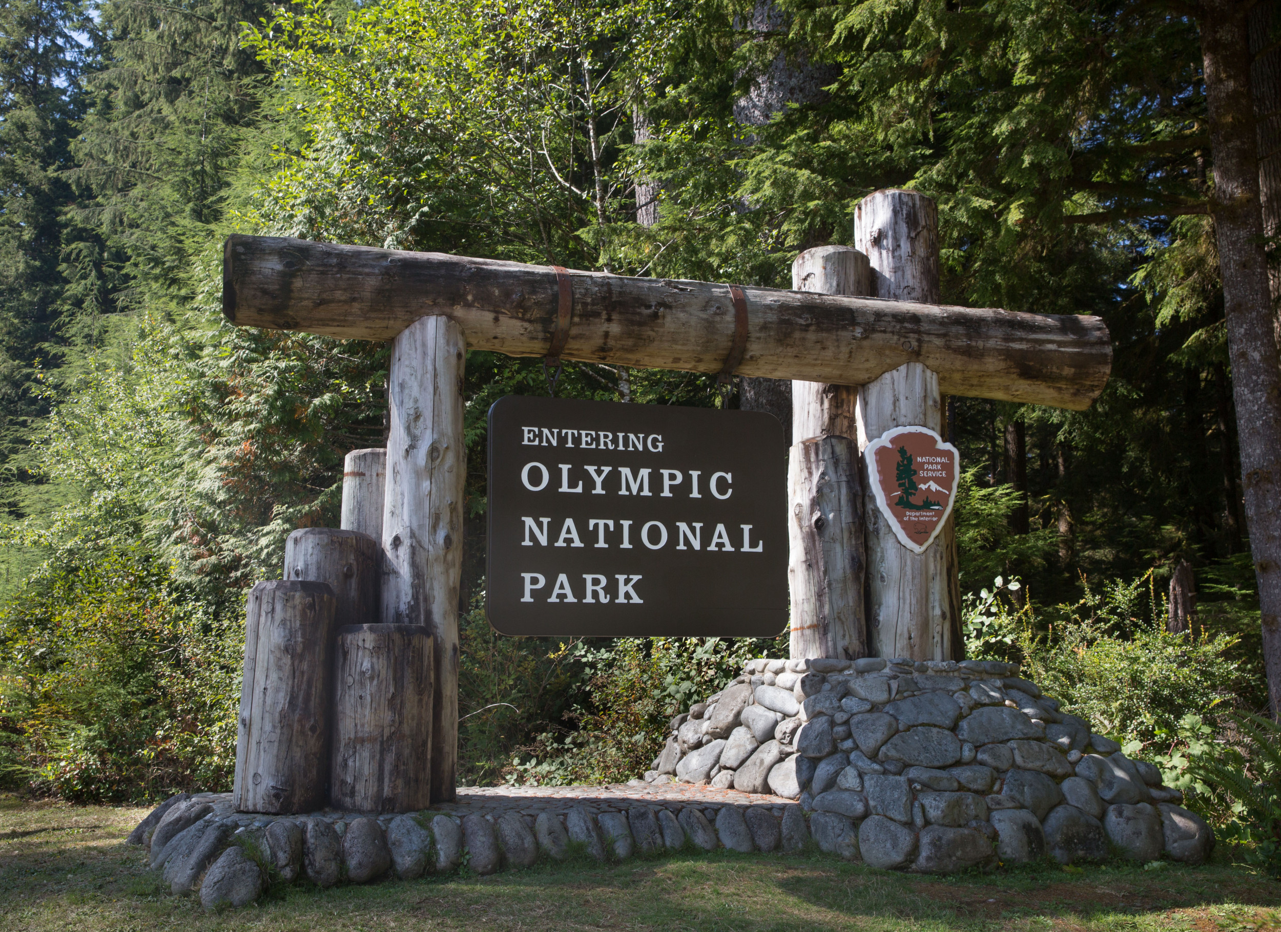 Washington's Olympic National Park Sign