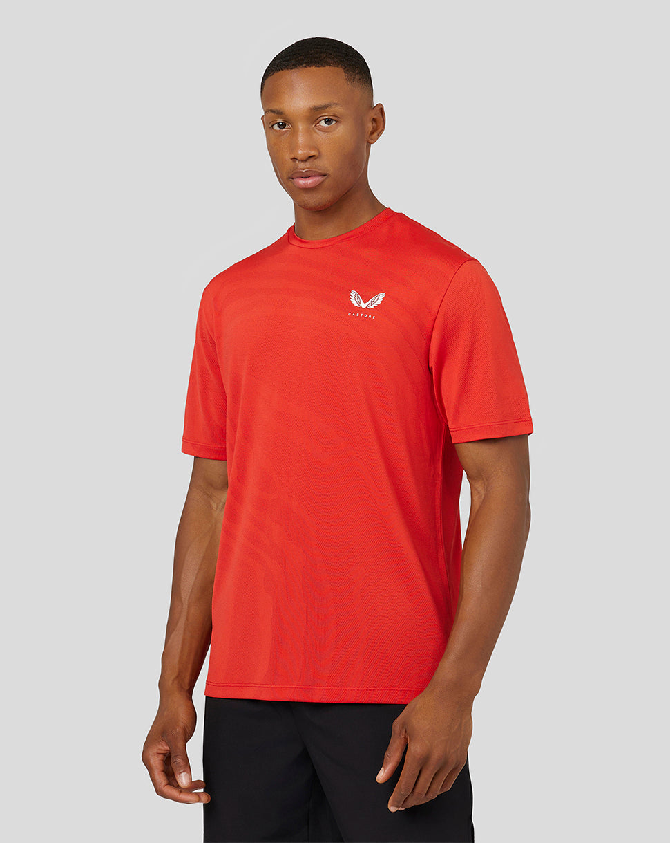 Image of Men's Core Tech T-Shirt - Poppy