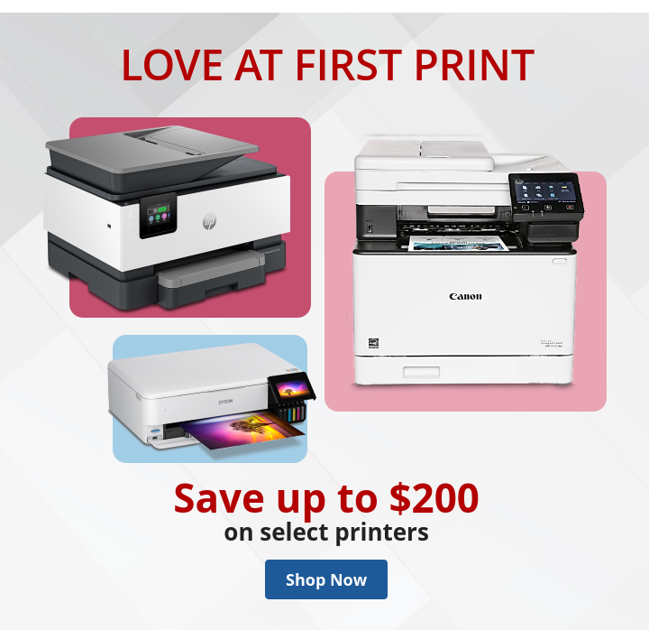 Save over $200 on select printers - Shop Now