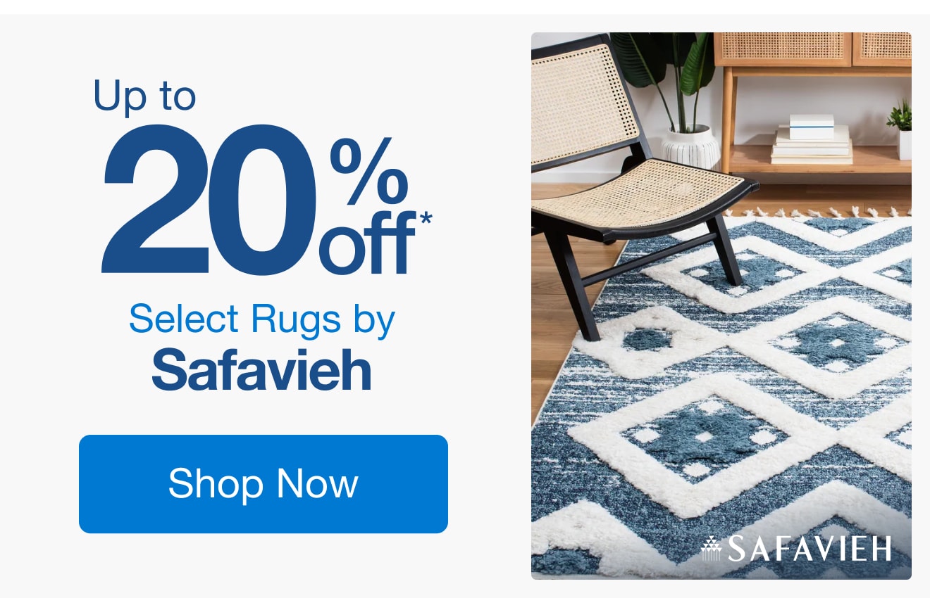 Up to 20% off Select Rugs by Safavieh*