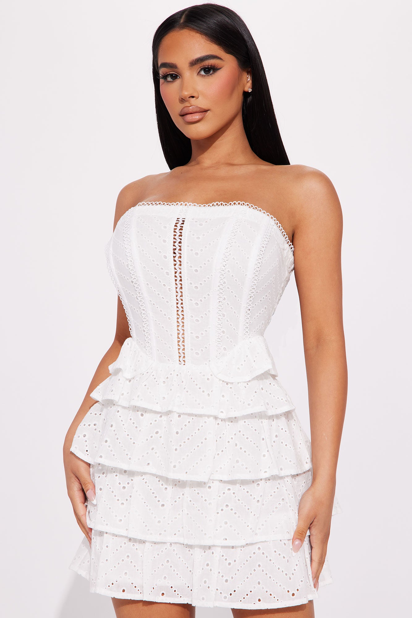 Image of Summa Gal Tube Mini Dress - White