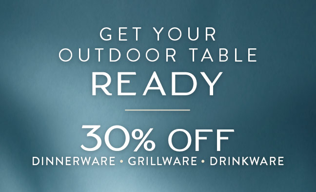 Get Your Outdoor Table Ready