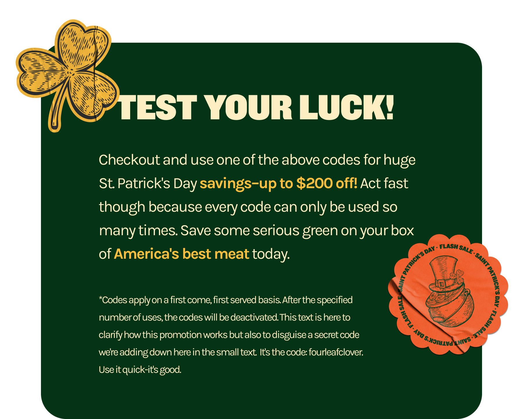 Test Your Luck With These Codes!