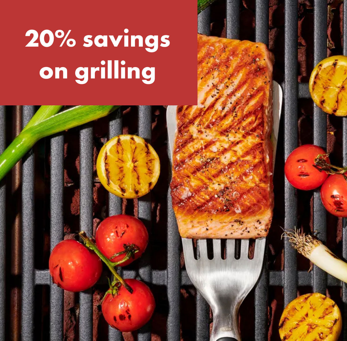 20% savings on grilling | Shop the sale