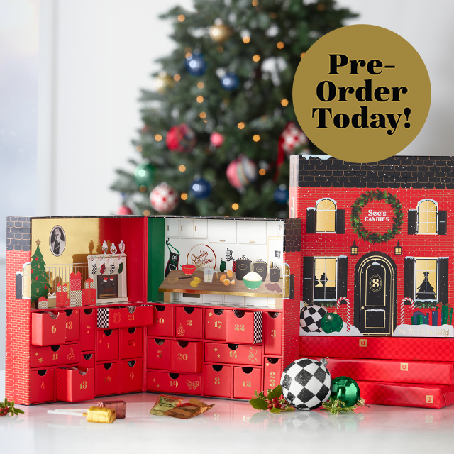 Pre-Order Today! See’s 2024 Advent Calendar