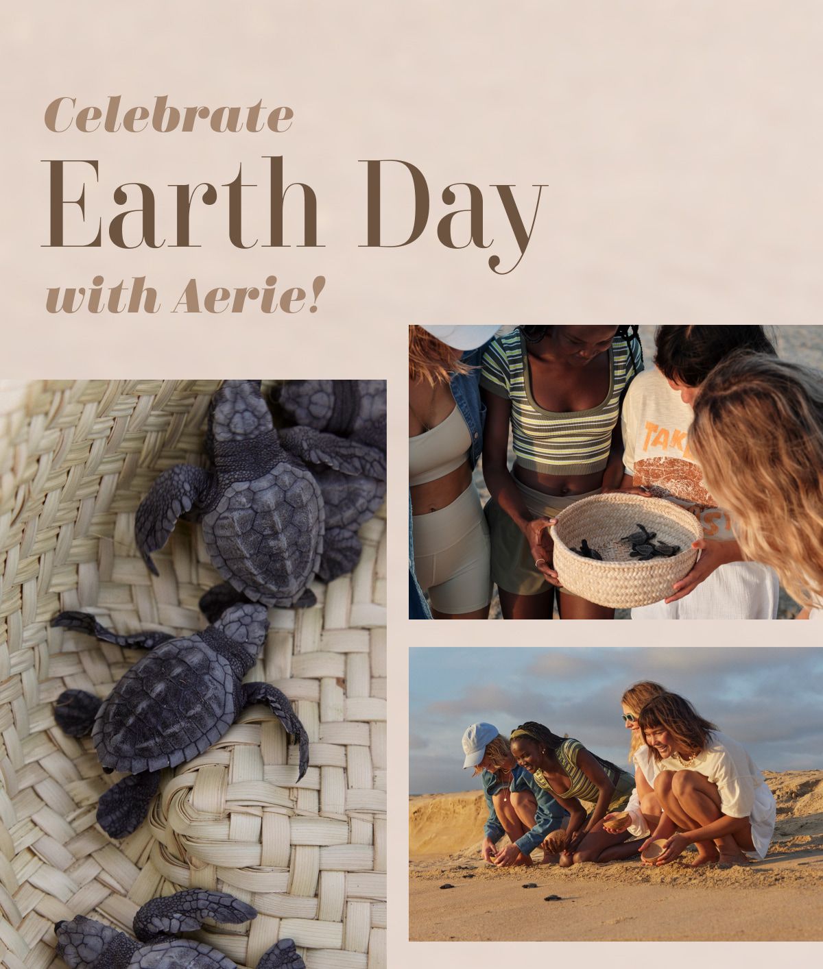 Celebrate Earth Day with Aerie!