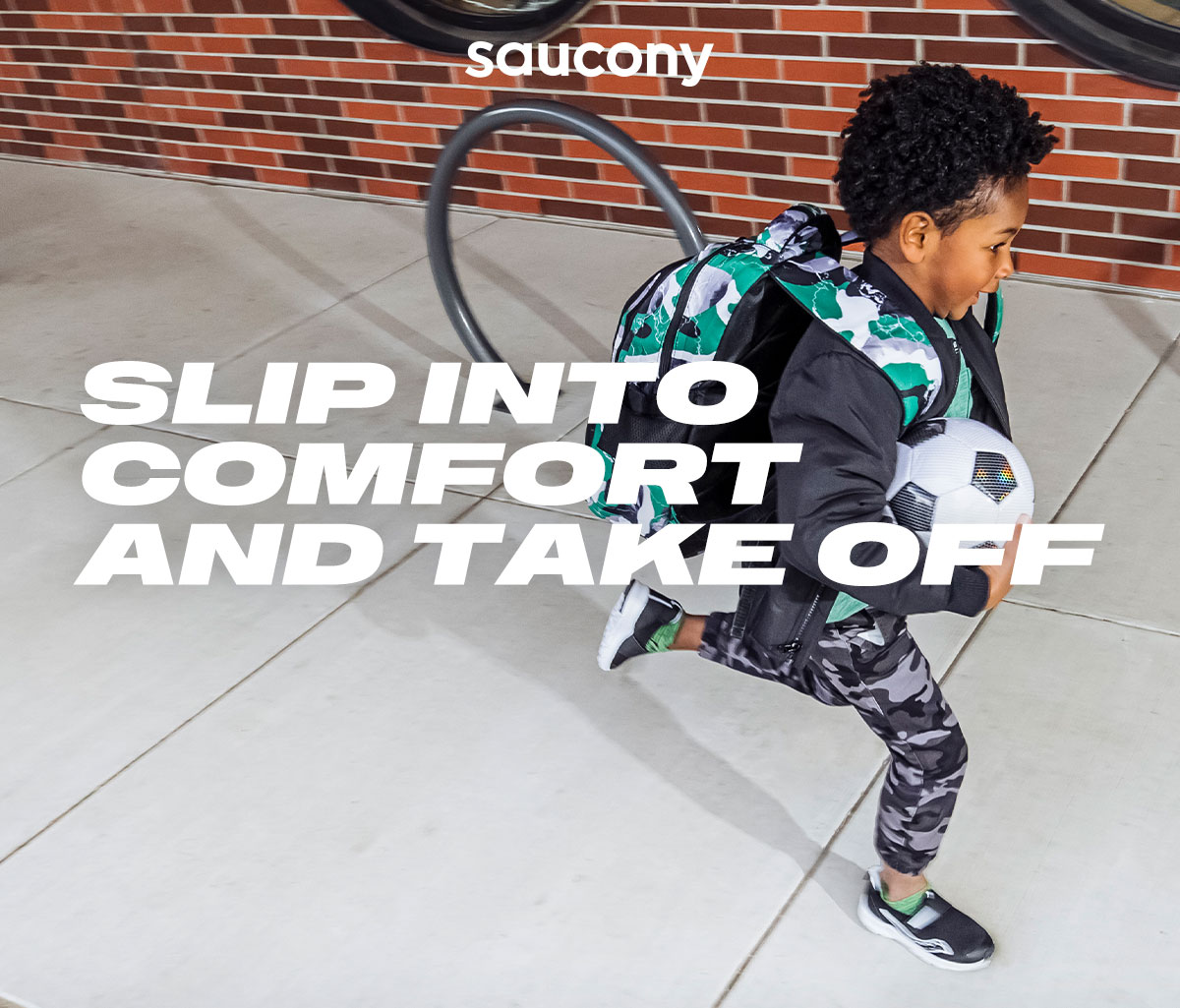 [saucony] Slip into comfort and take off