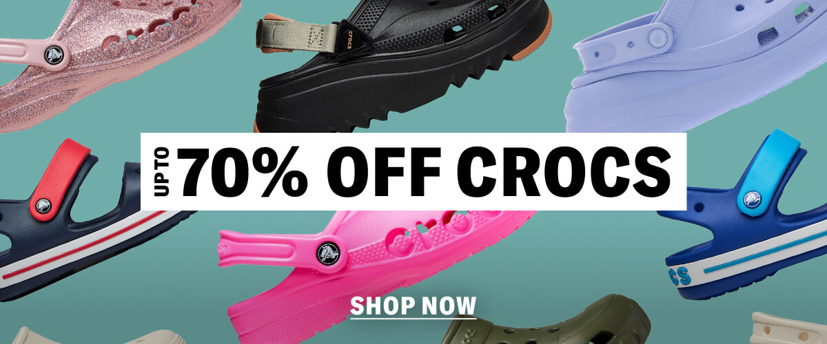 Up To 70% Crocs