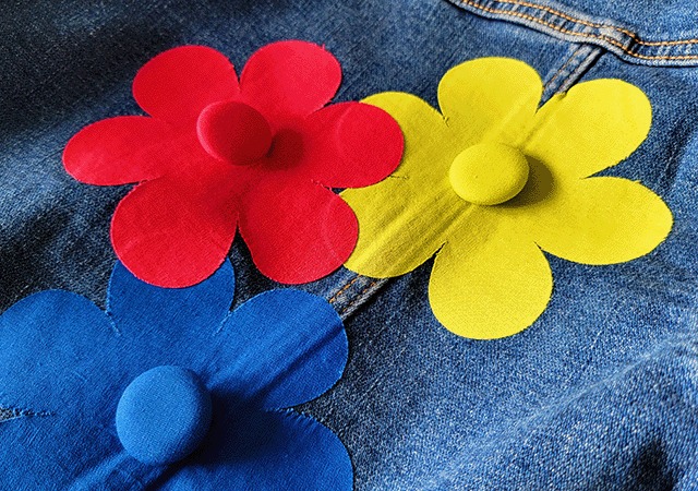 Make a Spring Floral Denim Jacket