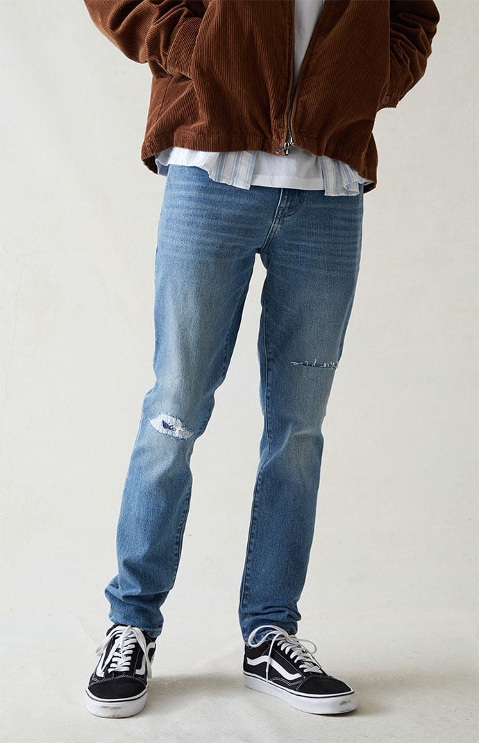 Image: Comfort Stretch Indigo Skinny Jeans