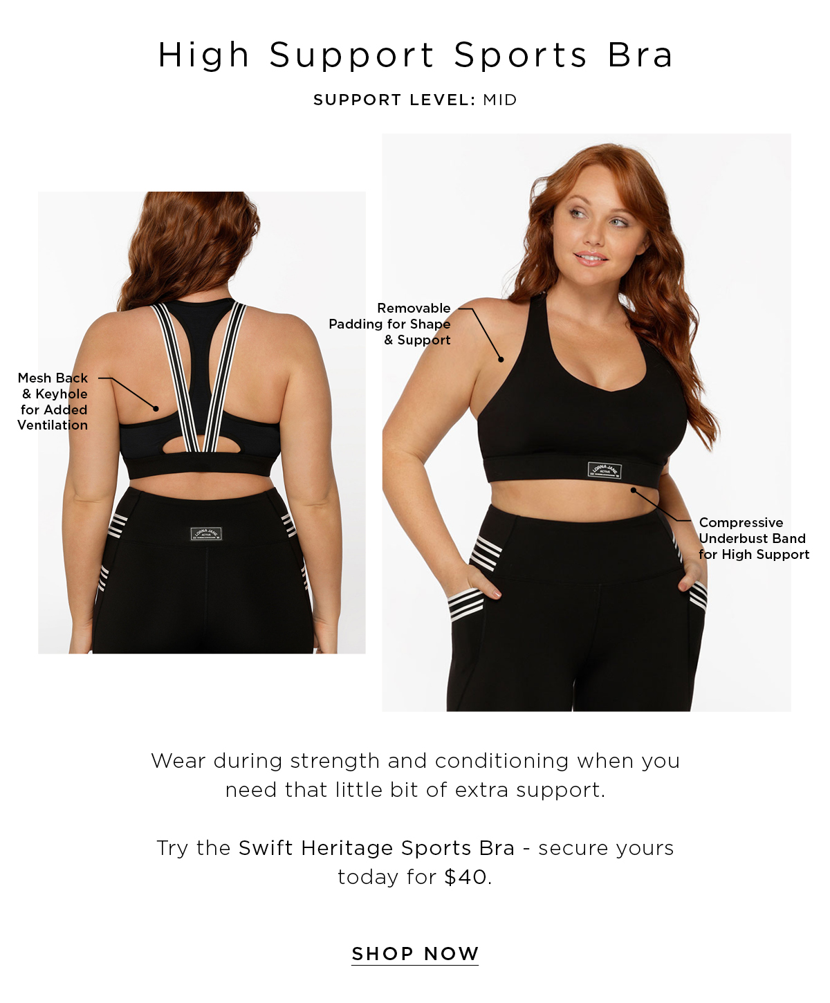 Swift Heritage Bra