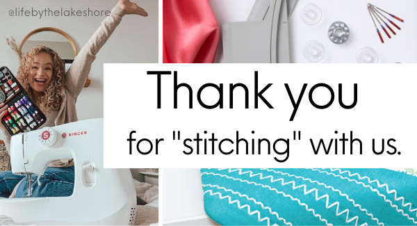 Thank you for "stitching" with us.