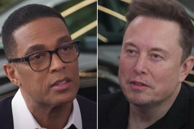 Don Lemon and Elon Musk