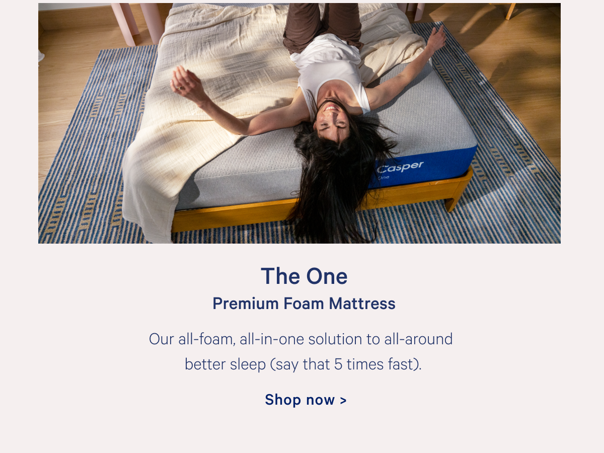 The One Premium Foam Mattress >> Shop now >>