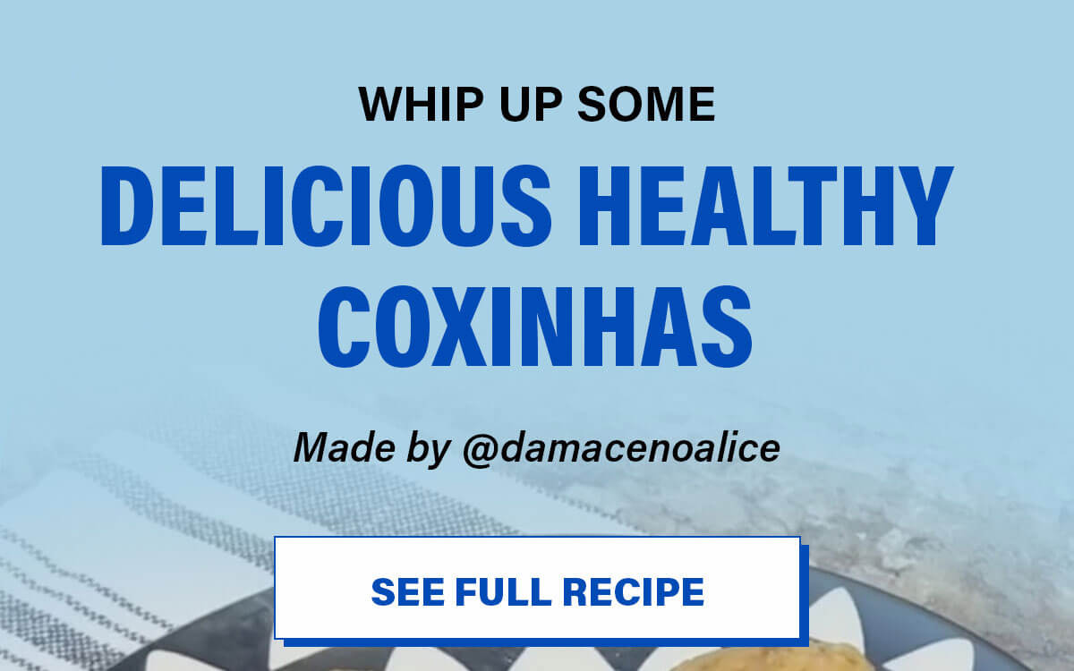 WHIP UP SOME Delicious Healthy Coxinhas Made by @damacenoalice SEE FULL RECIPE