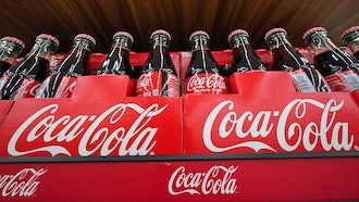 Bottles of Coca-Cola at a grocery store in Uniontown, Pa., April 24, 2022.