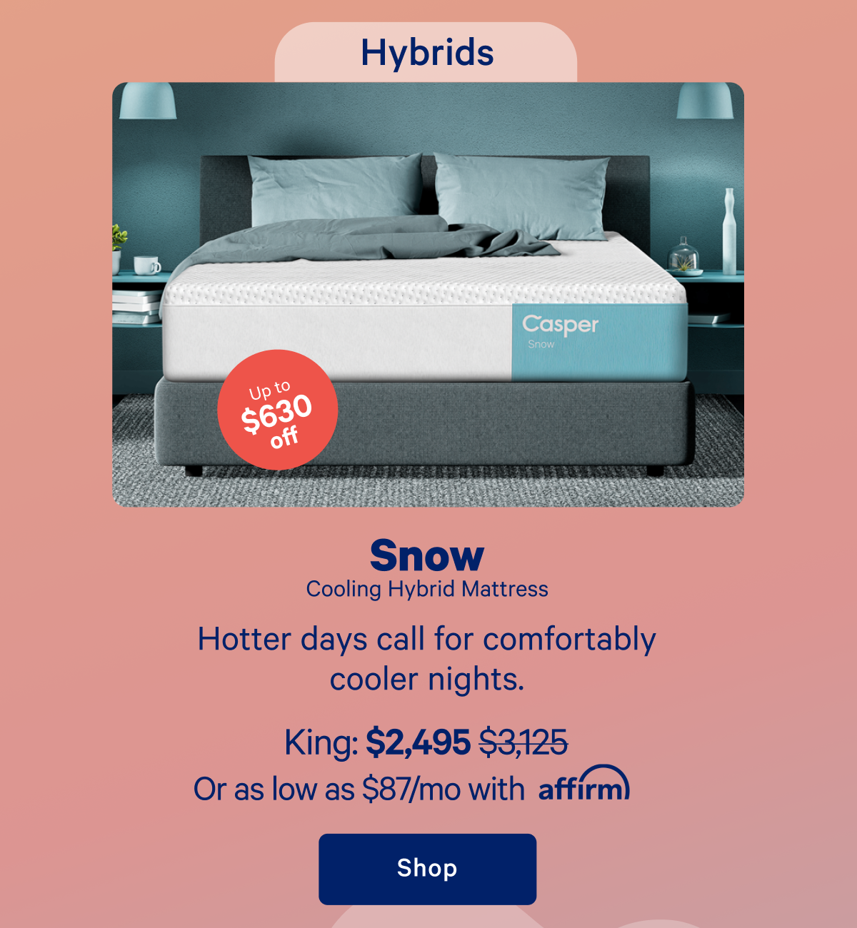 Snow Cooling Hybrid Mattress >> Shop >>