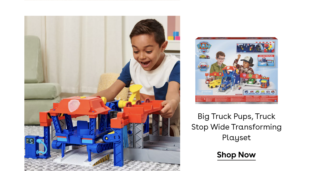 Big Truck Pups, Truck Stop Wide Transforming Playset