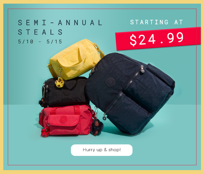 Semi-Annual Steals starting at $24.99