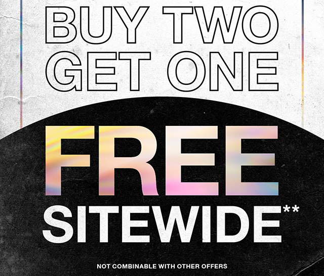 Hours Left Buy Two Get One Free Sitewide