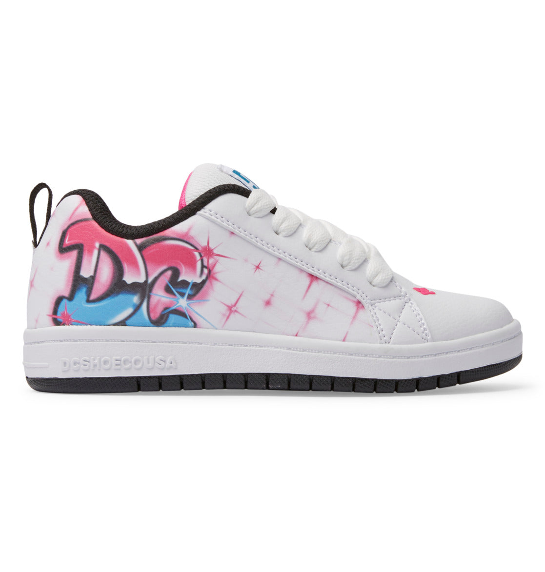 Image of Kids' Graffiti Print Court Graffik Shoes