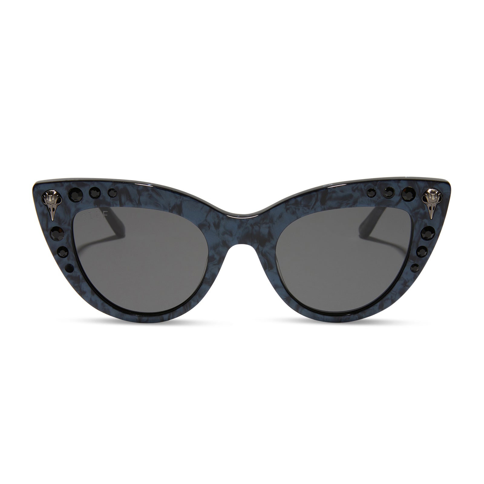 Image of BELLATRIX™ - GEO BLACK + GREY SUNGLASSES