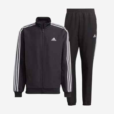 adidas 3 Stripe Woven Tracksuit Mens