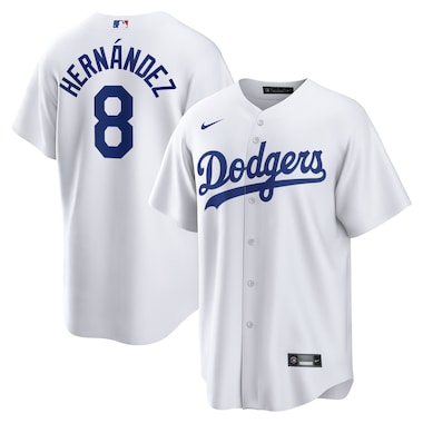  Nike Enrique Hernandez White  Home Replica Player Jersey