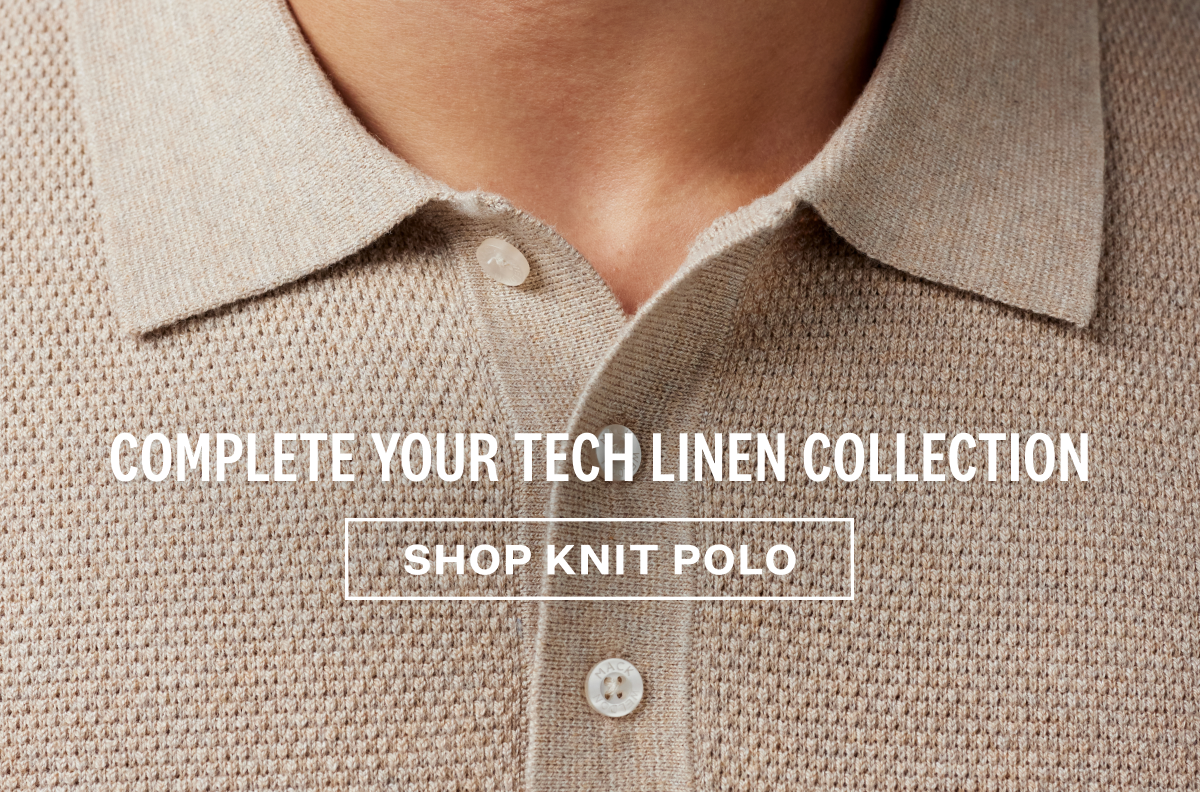 Tech Linen Sweater Polo