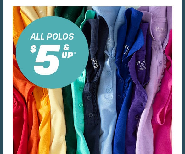 $5 & Up All Polos