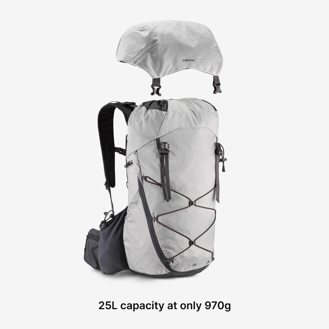 25L capacity at only 970g