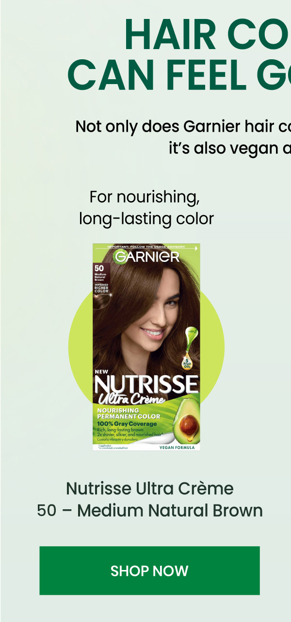 Shop Nutrisse Ultra Creme 50 - Medium Natural Brown