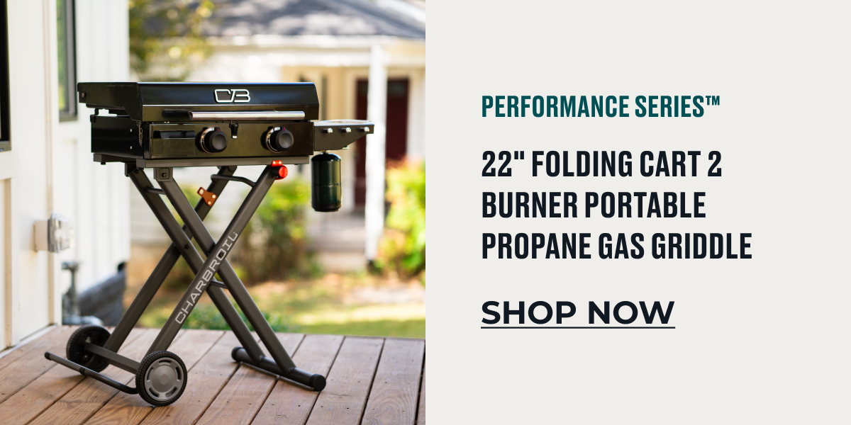 Shop 22 Folding Cart 2 Burner Portable Propane Gas Griddle