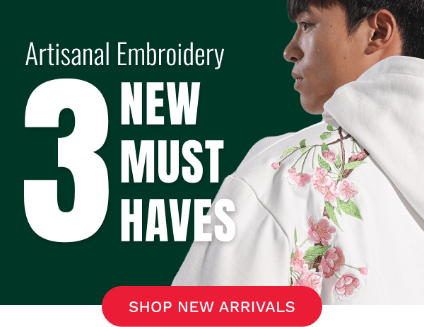 Artisanal Embroidery - 3 new must haves