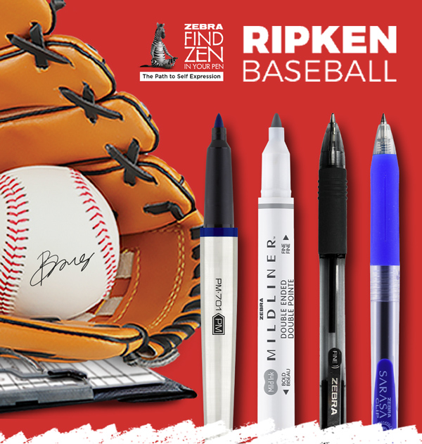 Zebra Pen and Ripken - 40% off sale!