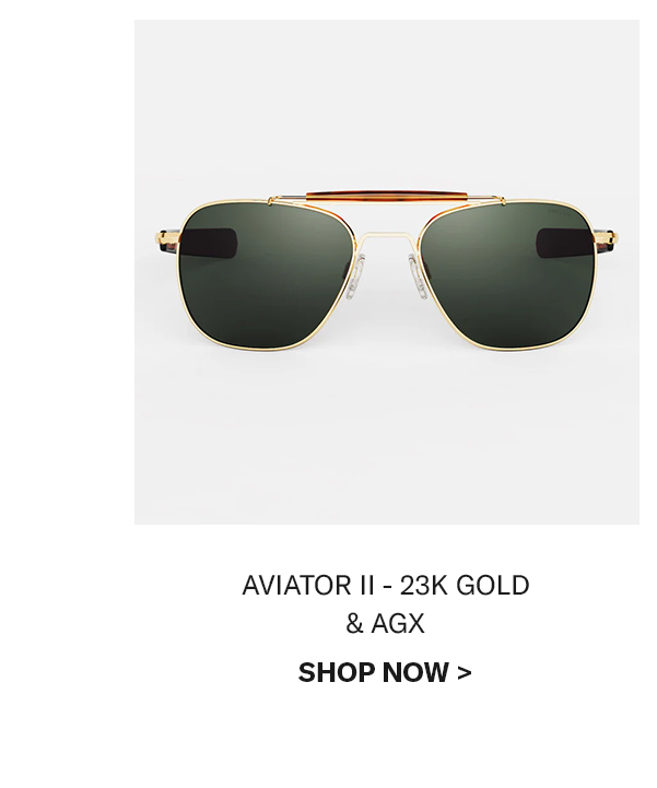 AVIATOR II - 23K GOLD & AGX