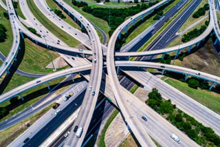 Transportation - Hightway Interchange From Above