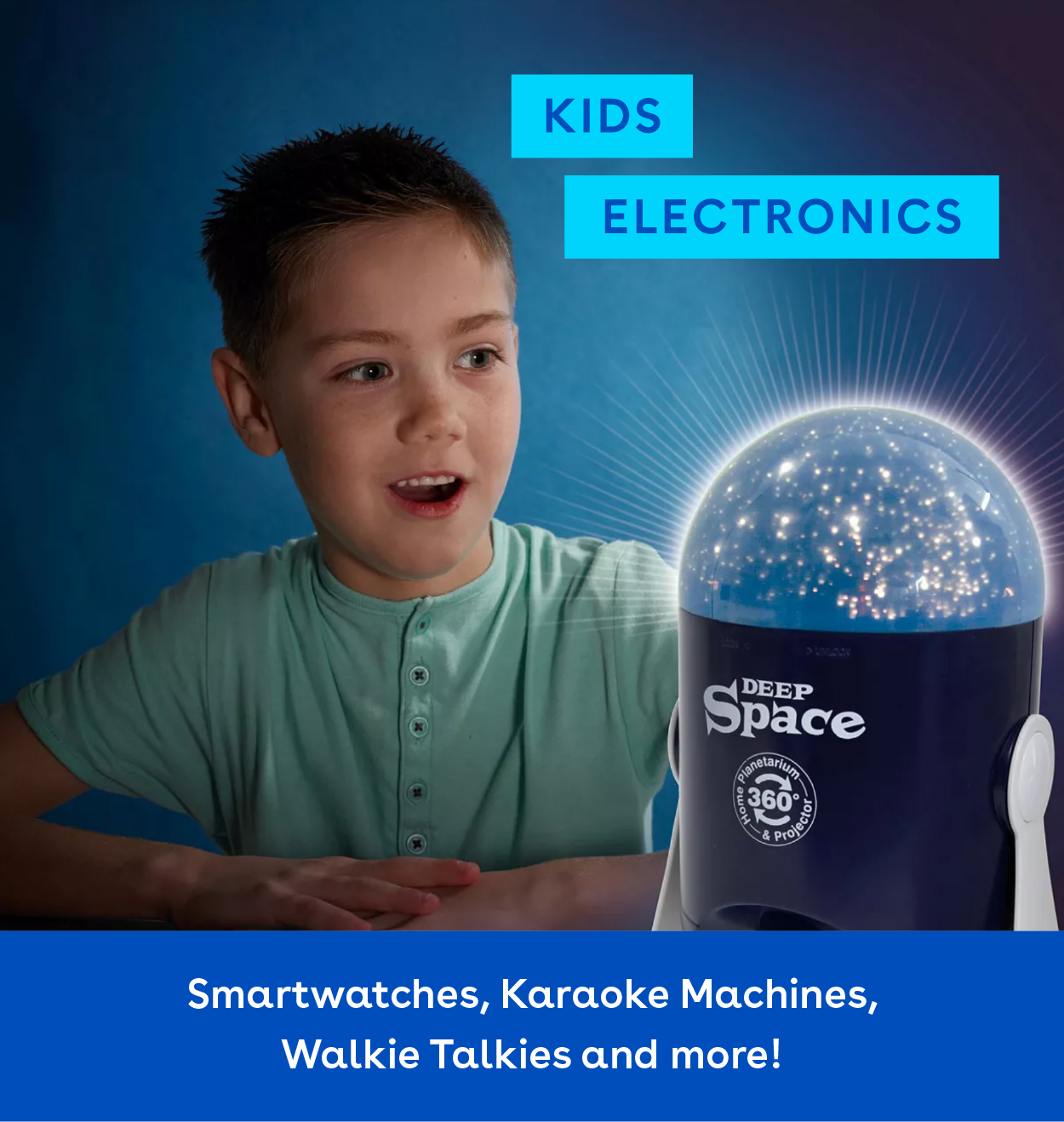 Kids Electronics - Smartwatches, Karaoke Machines, Walkie Talkies and more!