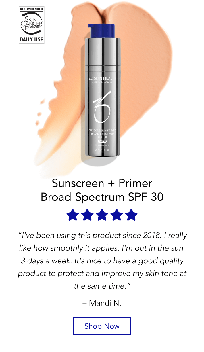 Sunscreen + Primer Broad-Spectrum SPF 30 - Shop Now ›