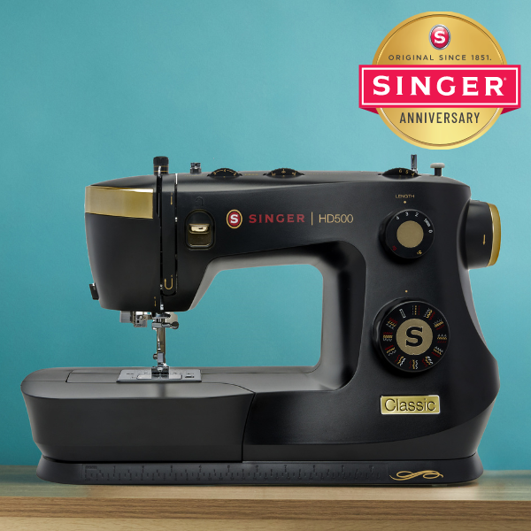 SINGER Anniversary. Original Since 1851. Feature Machine: HD500 Classic Sewing Machine