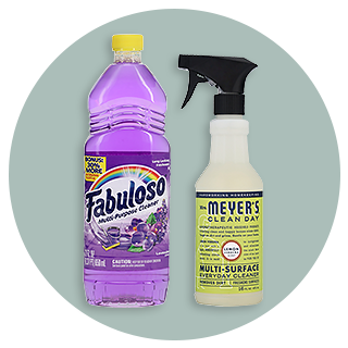 Fabuloso multi-purpose cleaner and Meyer's cleaner