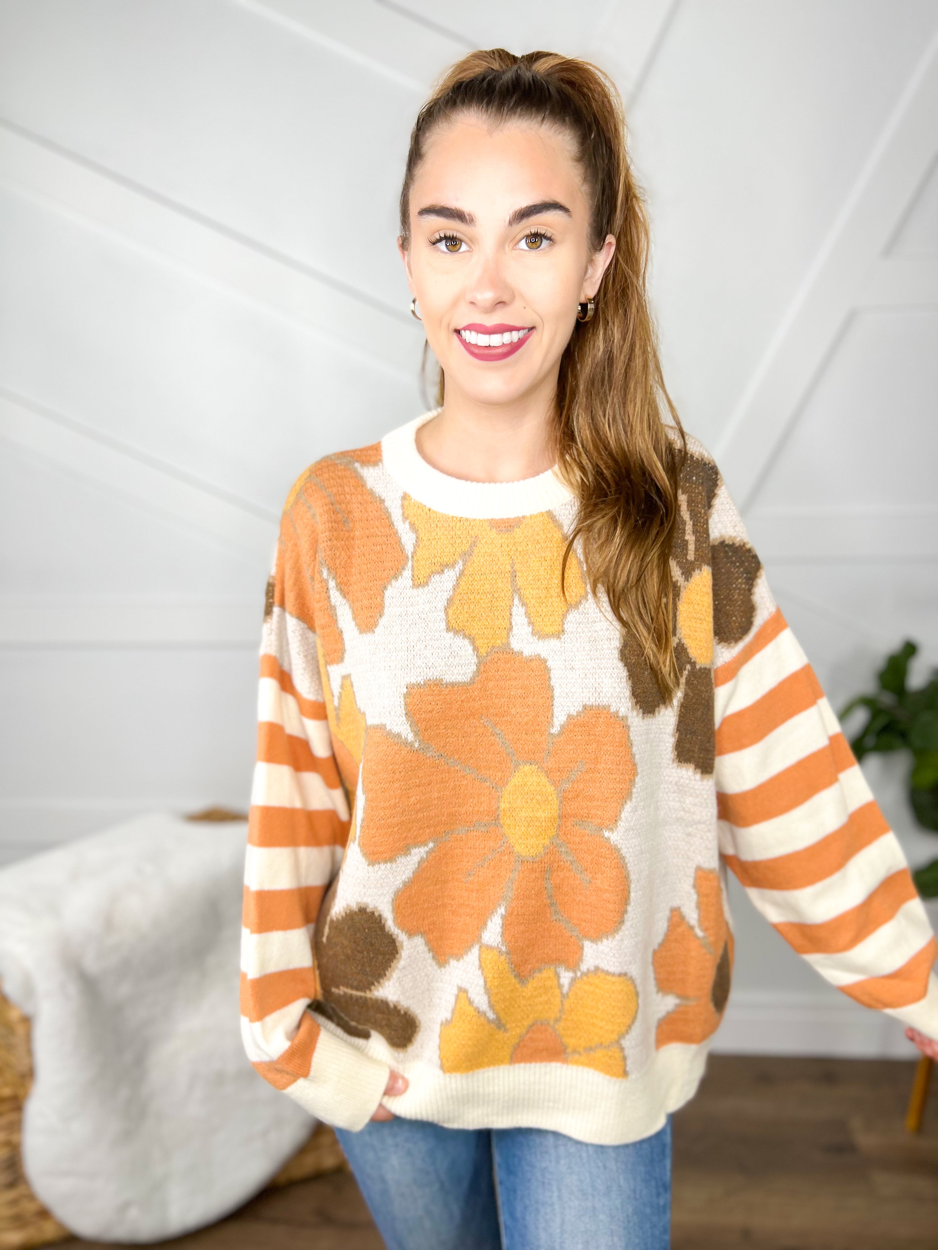 Image of Floral Funk Sweater