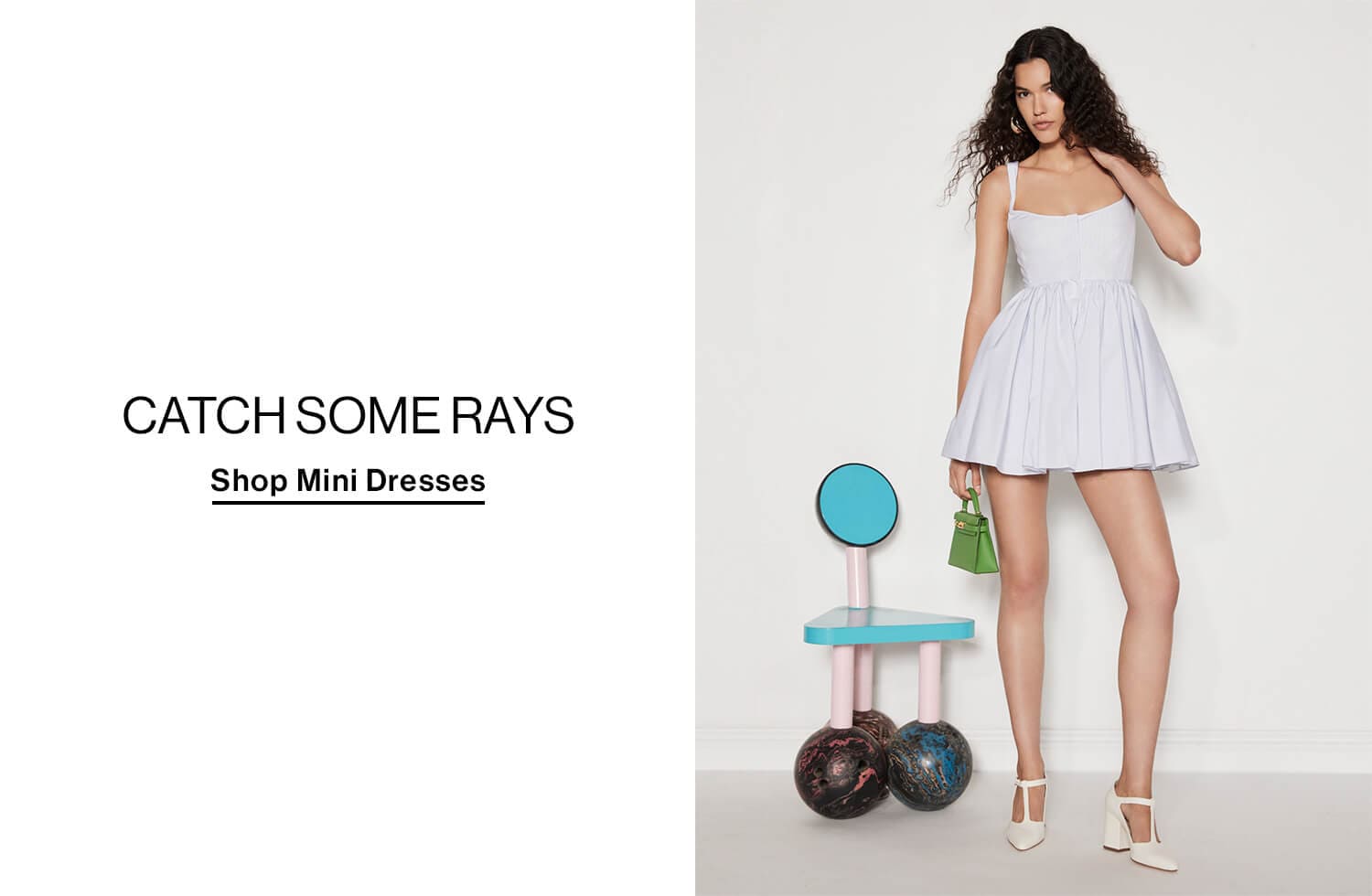 CATCH SOME RAYS CTA: SHOP MINI DRESSES